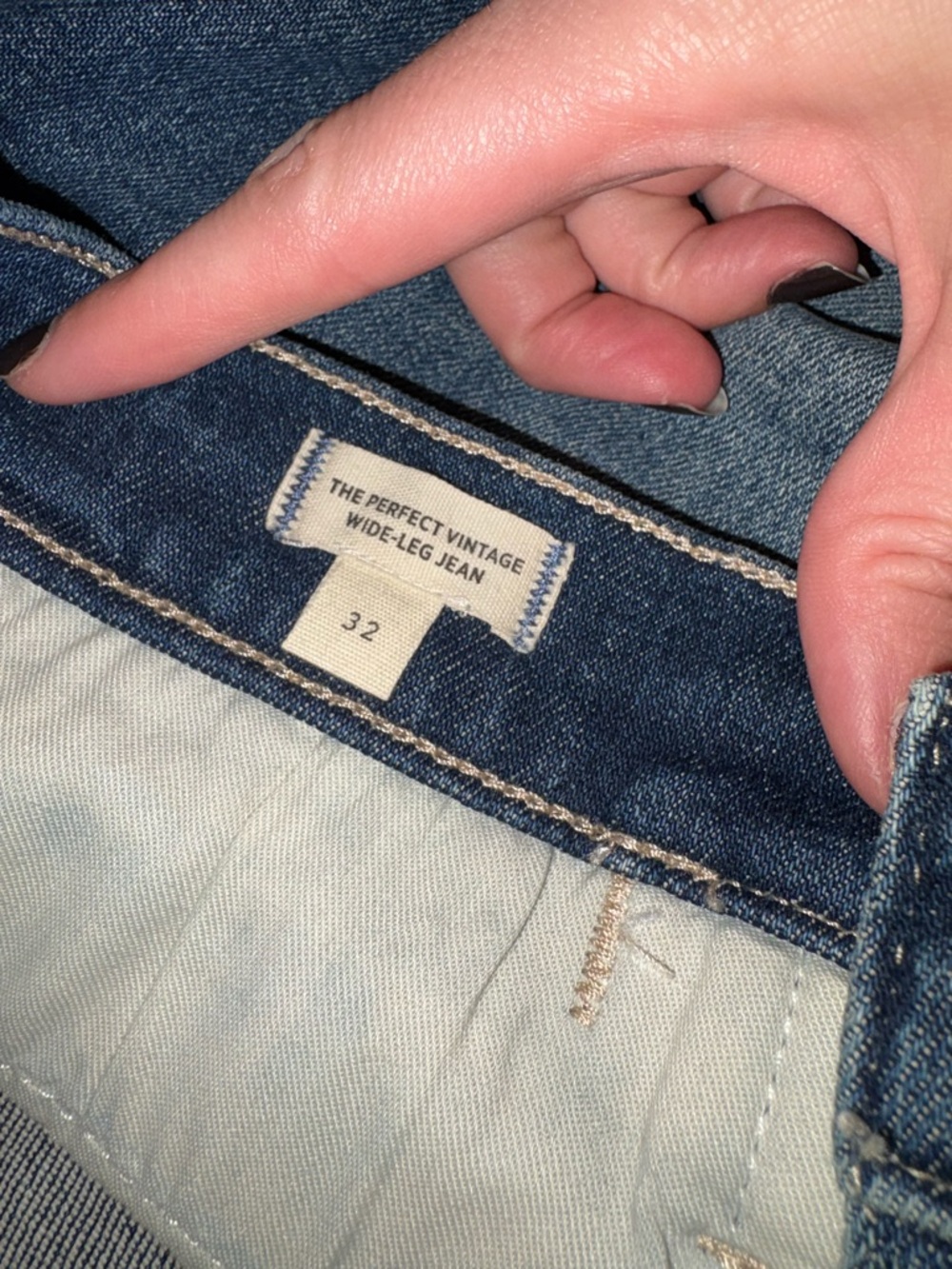 Madewell High-Rise Perfect Vintage Wide-Leg Jean - Picture 9 of 10